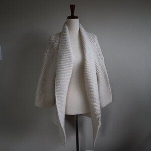 French Connection Chunky Oversized Cream Cardigan Size Small